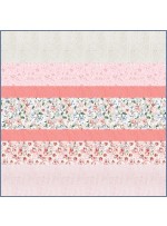 Rosy MINKY Strip Quilt