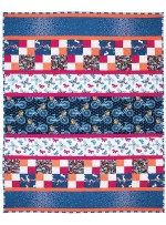 Saturday Morning Quilt by Marinda Stewart  / 40x54"