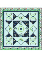 Sing Sweet Nightingale Quilt by Natalie Crabtree /63"x63"