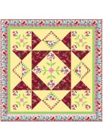Sing Sweet Nightingale Quilt by Natalie Crabtree /63"x63"