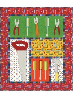 Tools of the Trade Quilt by Heidi Pridemore /40x47"