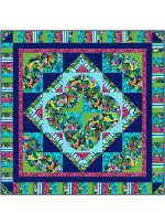 Tranquility Quilt Koi Pond by Marsha Evans Moore /49.5"x49.5" - Free pattern available in July, 2022