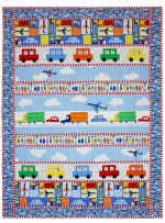 Trucks, Cars & Planes Quilt by Marinda Stewart /41"x54"