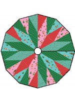 Over Under Tree Skirt by Swirly Girls Disign 48" Diameter 