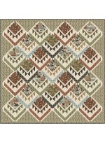 animal tracks welcome to the cabin quilt by natalie crabtree /88"x88" -free pattern available in october, 2022