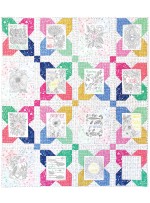 Words of Wisdom Quilt by Tamara Kate / 58"x68"