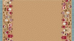 MOCHA JAVA DOUBLE BORDER-24" REPEAT