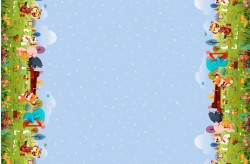 MUSIC FESTIVAL - Double Border 24" repeat