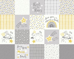 MY LITTLE STAR PATCH ON MINKY