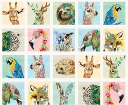 WILD LIFE PORTRAITS ON MINKY
