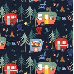 CAMP GROUNDS ON MINKY - NOT FOR PURCHASE BY MANUFACTURERS