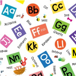 ALPHABET SCRAMBLE ON MINKY