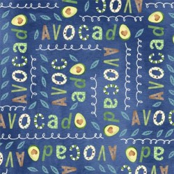 LOVE AVOCADO ON MINKY- NOT FOR PURCHASE BY MANUFACTURERS