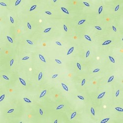 AVOCADO LEAF ON MINKY- NOT FOR PURCHASE BY MANUFACTURERS