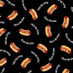 SIZZLIN' HOT DOGS ON MINKY