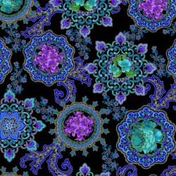 OPULENT MEDALLION ON MINKY