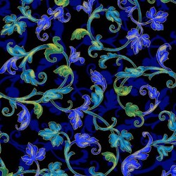 LEAFY SCROLLS ON MINKY