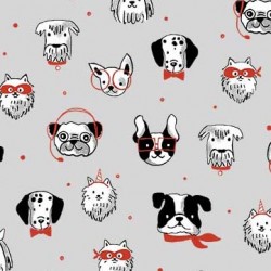 POSH PUPS ON MINKY