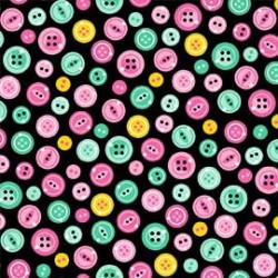 BUTTON BOX ON MINKY