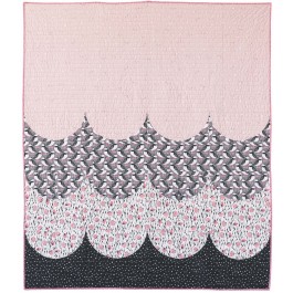 Acadia Scallop Quilt by Modern Handcraft /50"x58"