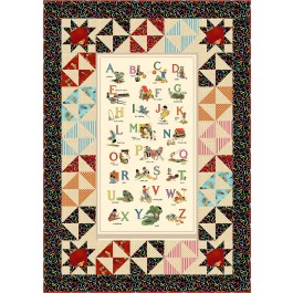 Alphabet Soup Quilt by Charismas Corner /48"x68"