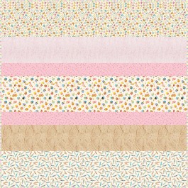 Bake Sale MINKY Strip Quilt