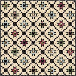 Beautiful Bouquet Quilt by Charimas Corner /96"x96"