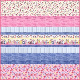 Birdsong MINKY Strip Quilt