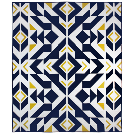 Bravo Indigo by Caroline Greco / 81x61" 