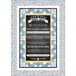 Buzz on Bees Quilt by Heidi Pridemore /48"x68"