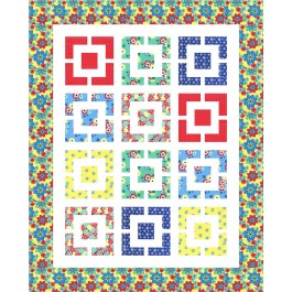 Chatterbox Quilt by Susan Emory  /58"x72"