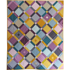Cobblestone Quilt by Tamara Kate / 46x54" 