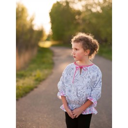 Color Me Peasant Blouse