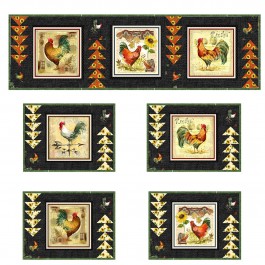 One Way Street Runner and Placemat County Fair by The Fabric Addict 