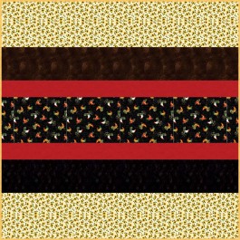 County Fair MINKY Strip Quilt 