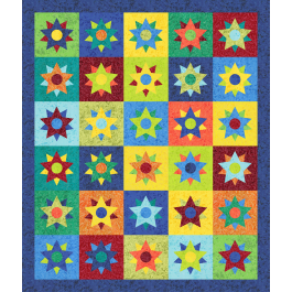 Crayon Box Quilt  by Heidi Pridemore