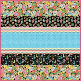 Culture Club MINKY Strip Quilt