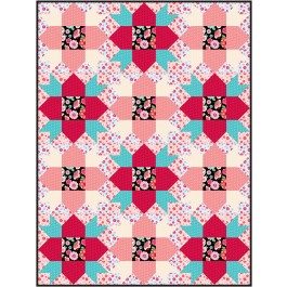 Bloomin" Enchanted Dreams Lap Quilt by Miss Winnie Designs 54"x72"