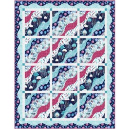 Ocean Currents - Fanciful Sea Life quilt by Marsha Evans Moore