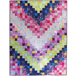 Flight Formation Quilt by Tamara Kate / 58x76"