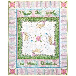 Flower Girl Quilt by Marinda Stewart /41"x51"