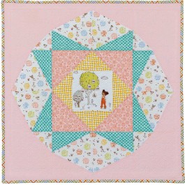 Frisbee Wall hanging sew seeds of love Quilt by Sew Mariana 
