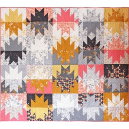 Giant Peaks Quilt by Tamara Kate /78"x88"