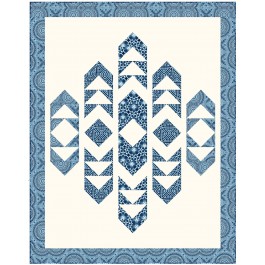 Polarized - harmony Quilt by Canuck Quilter Designs 57.5"x73"