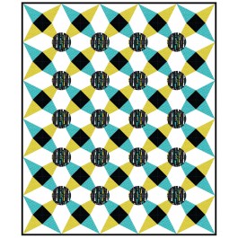 Exclamation Quilt by Susan Emory  /60"x72"