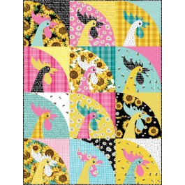 Rise and Shine Hello Sunshine Quilt by Everyday Stitches 30"x40"