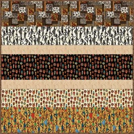 Kenya MINKY Strip Quilt