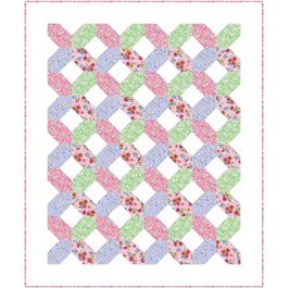 Hugs and Kisses La Fiesta Quilt by Swirly Girls Design - 55"x67"