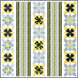 lEMON TREES Quilt by Natalie Crabtree / 74"X74"- FREE PATTERN AVAILABLE IN MAY, 2022