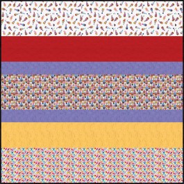 Love You Gnome-atter What MINKY Strip Quilt